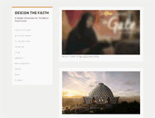 Tablet Screenshot of designthefaith.com